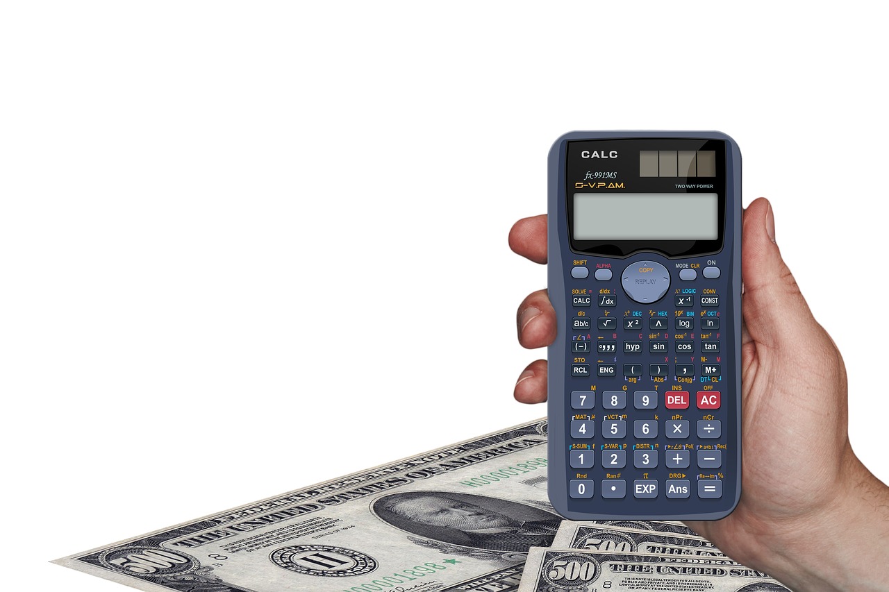 calculator  money  dollar free photo