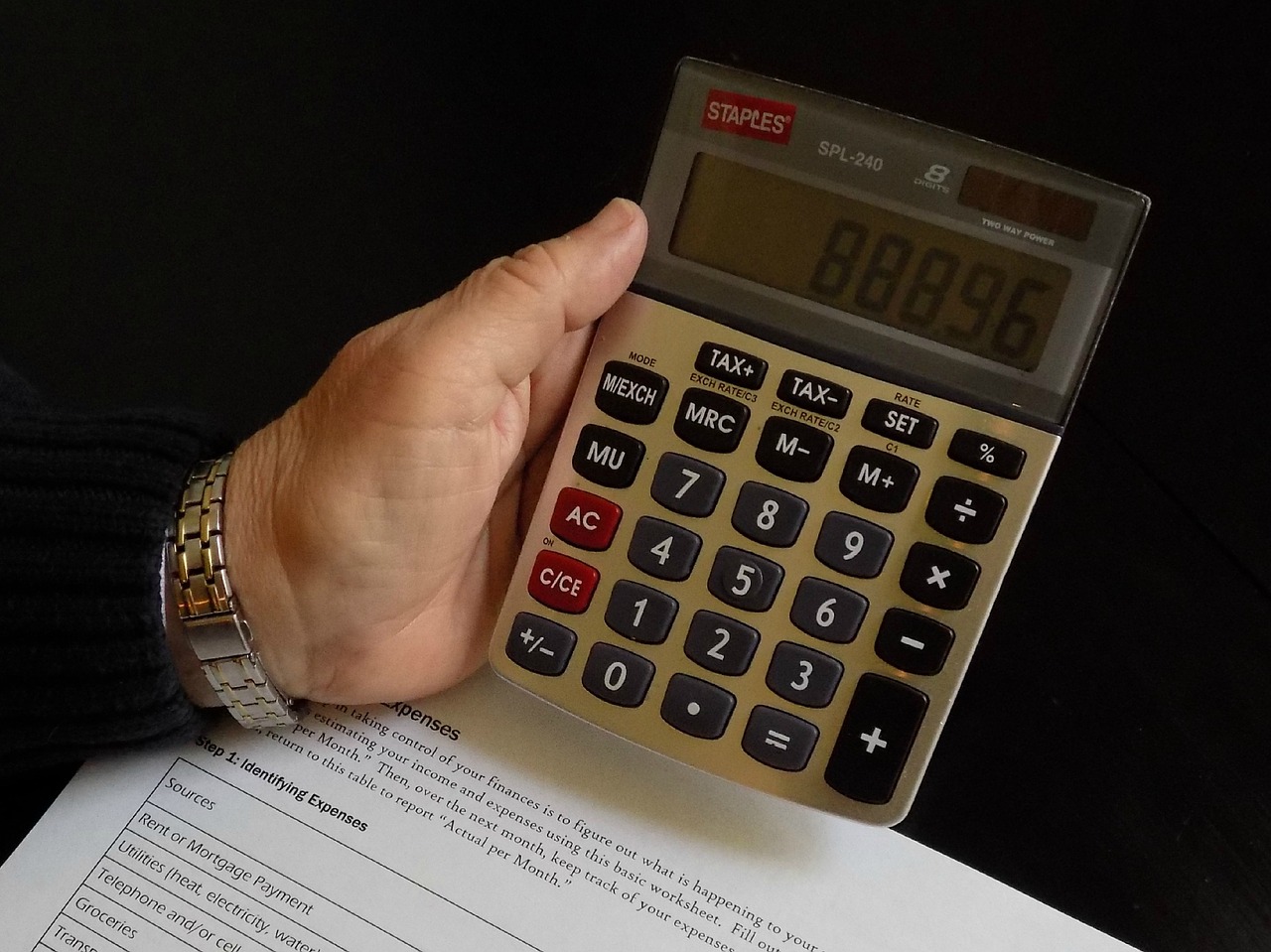 calculator budget math free photo