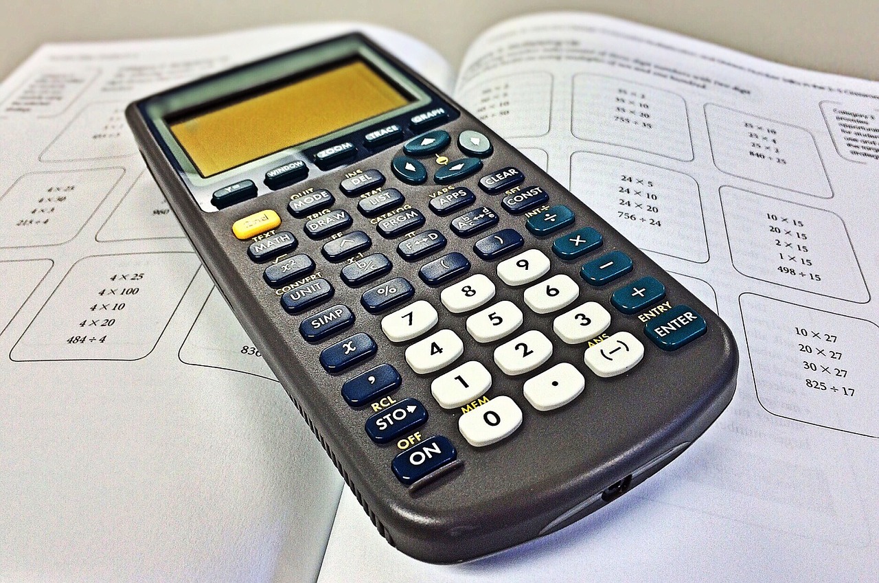 calculator math mathematics free photo