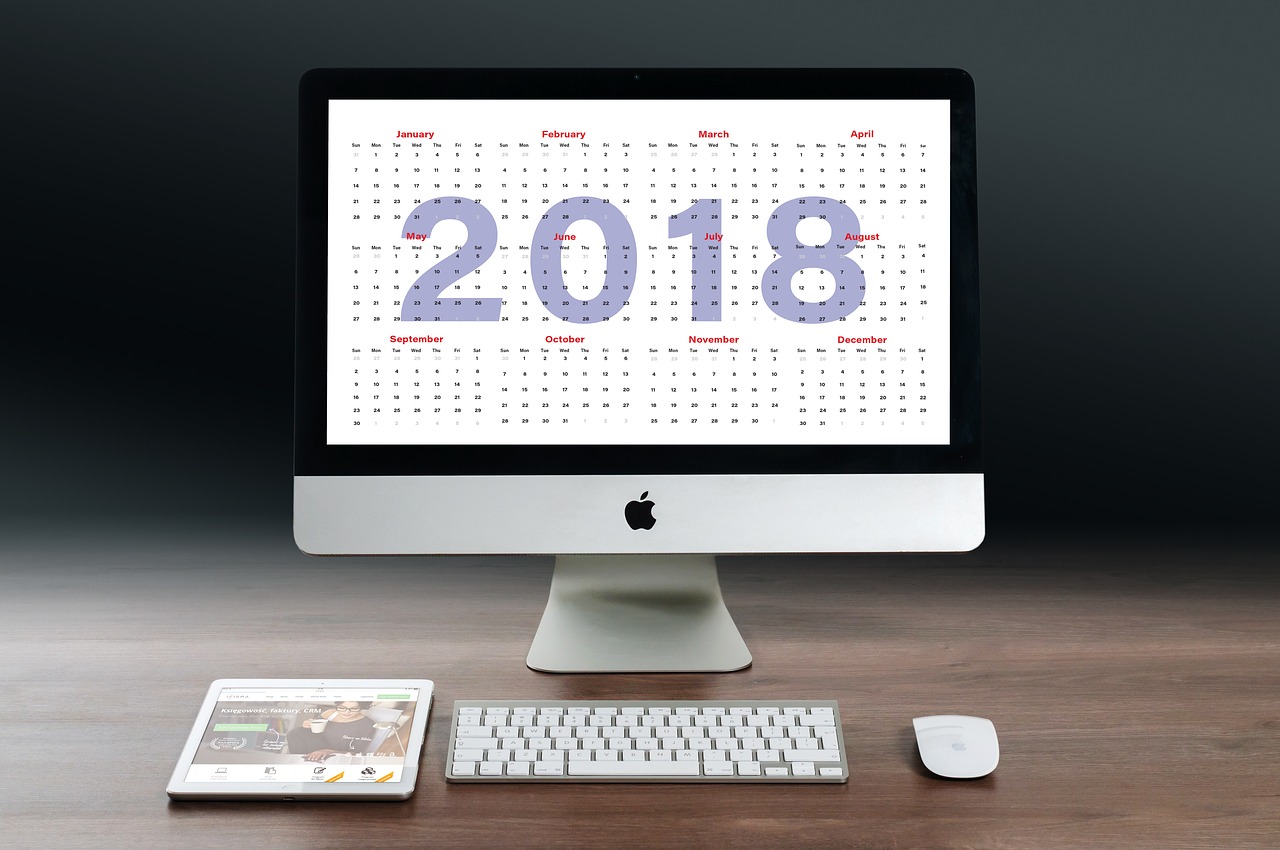 calendar business 2018 free photo