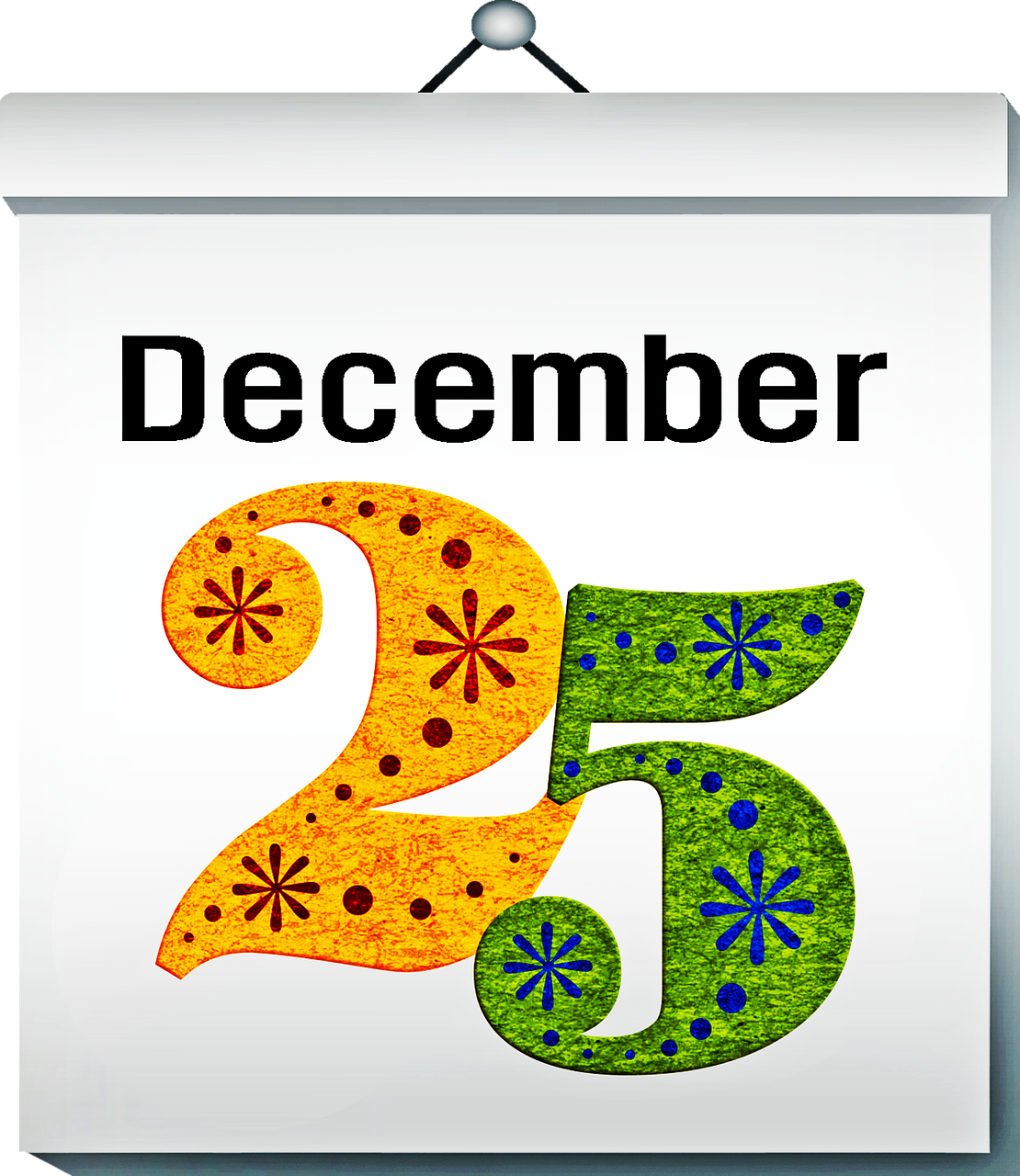 calendar  december 25  christmas free photo