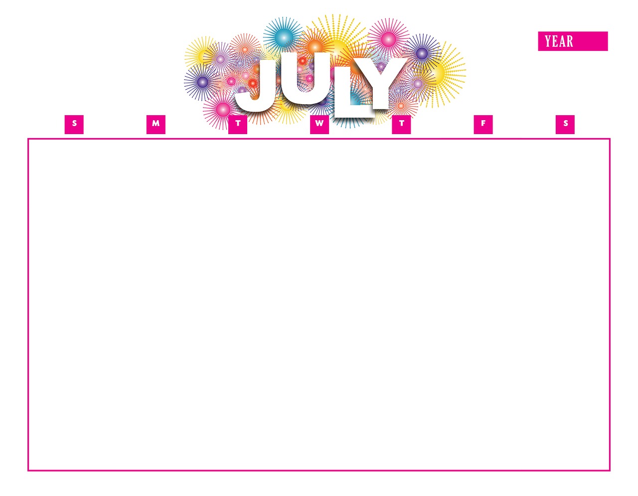 calendar  july  year free photo