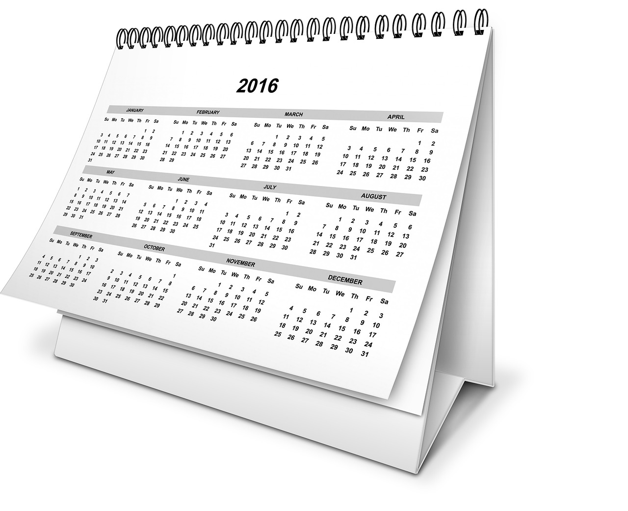 calendar year month free photo