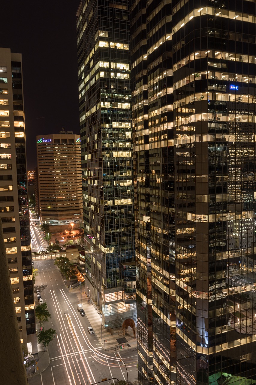 calgary canada skyscraper free photo