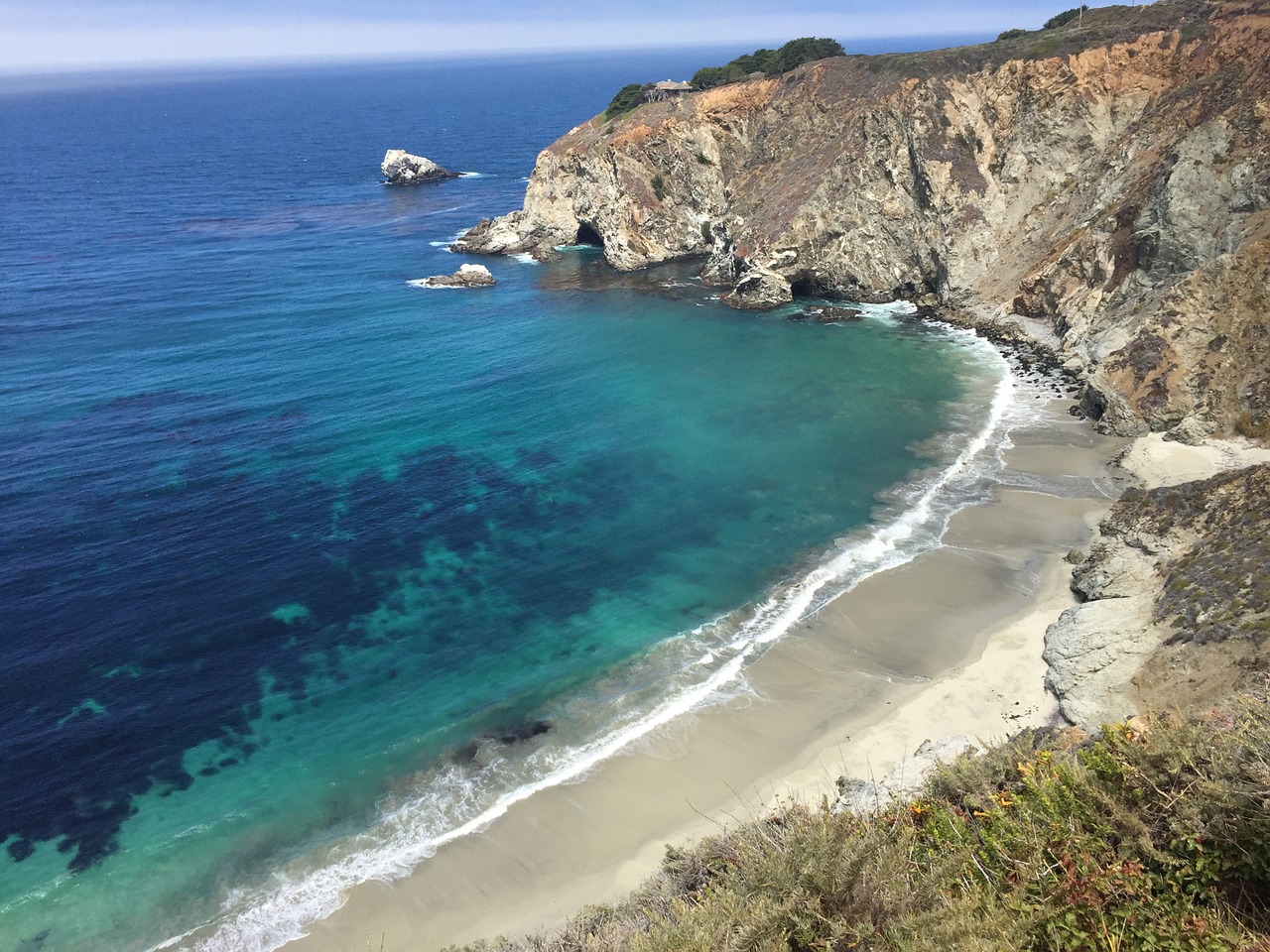california coast ocean free photo