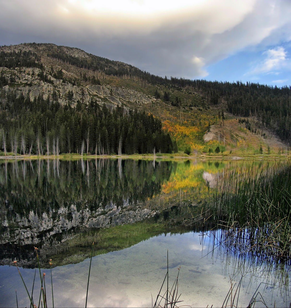 california scotcher lake mountains free photo