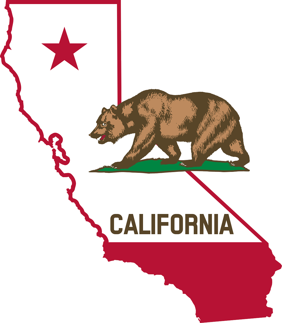 california bear flag free photo