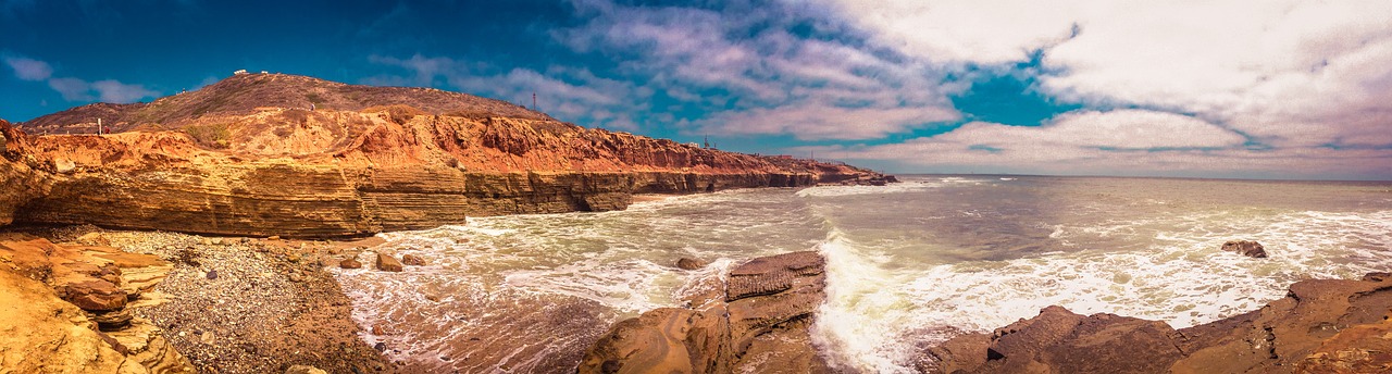 california san diego cliff free photo