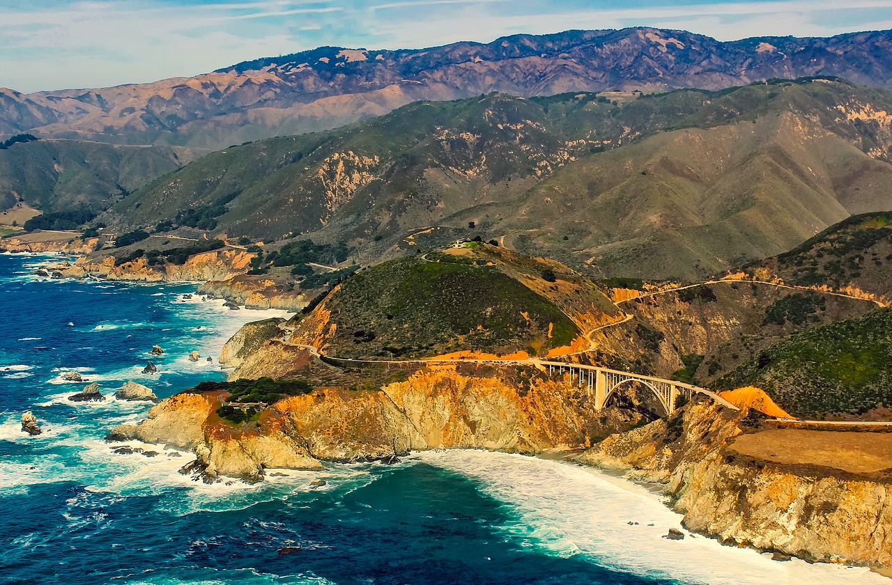 california pacific coastline free photo