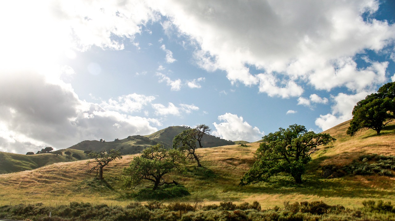 california usa hills free photo