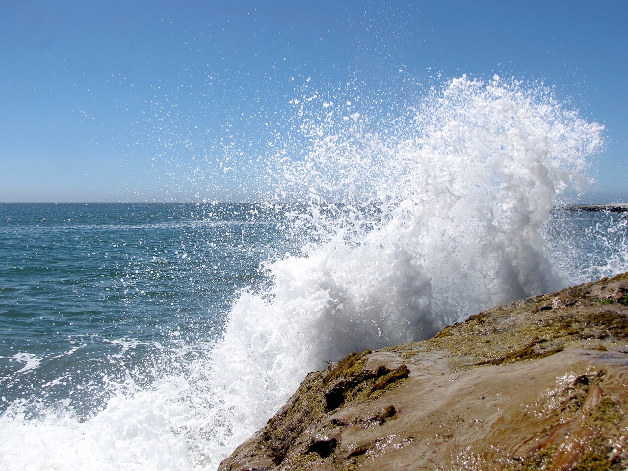 california santa cruz water free photo