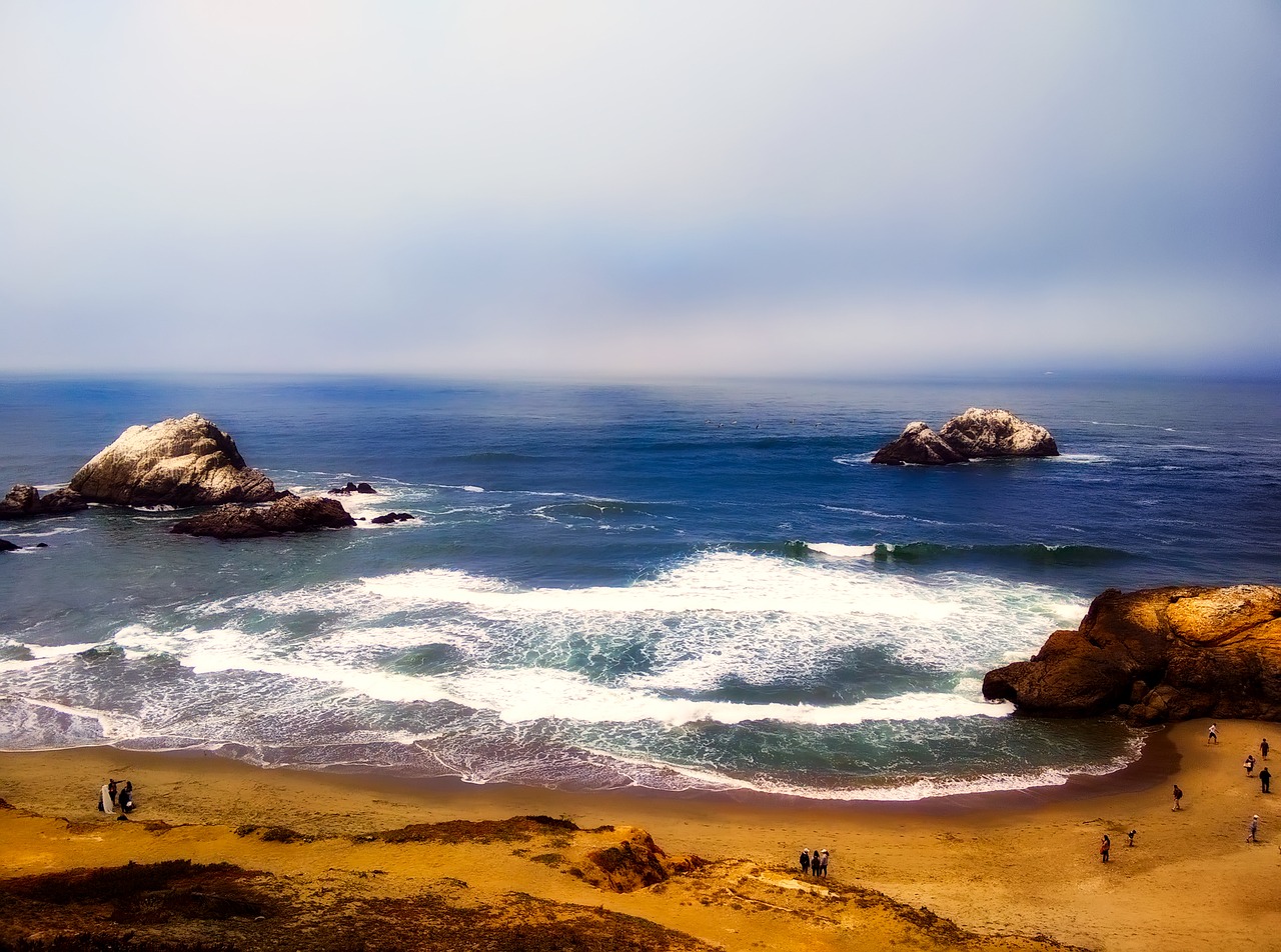 california beach seashore free photo