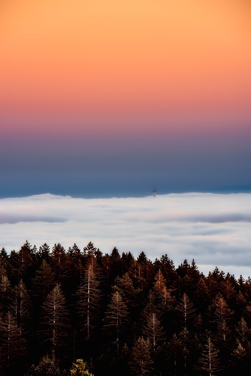 california sunrise landscape free photo