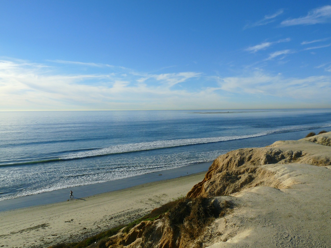 california beach sky free photo