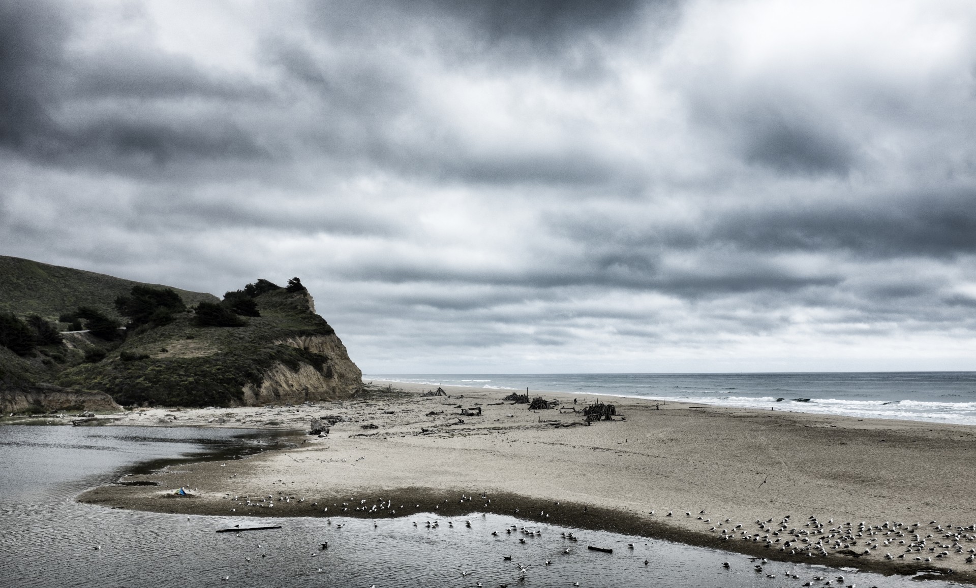 beach ocean sea free photo