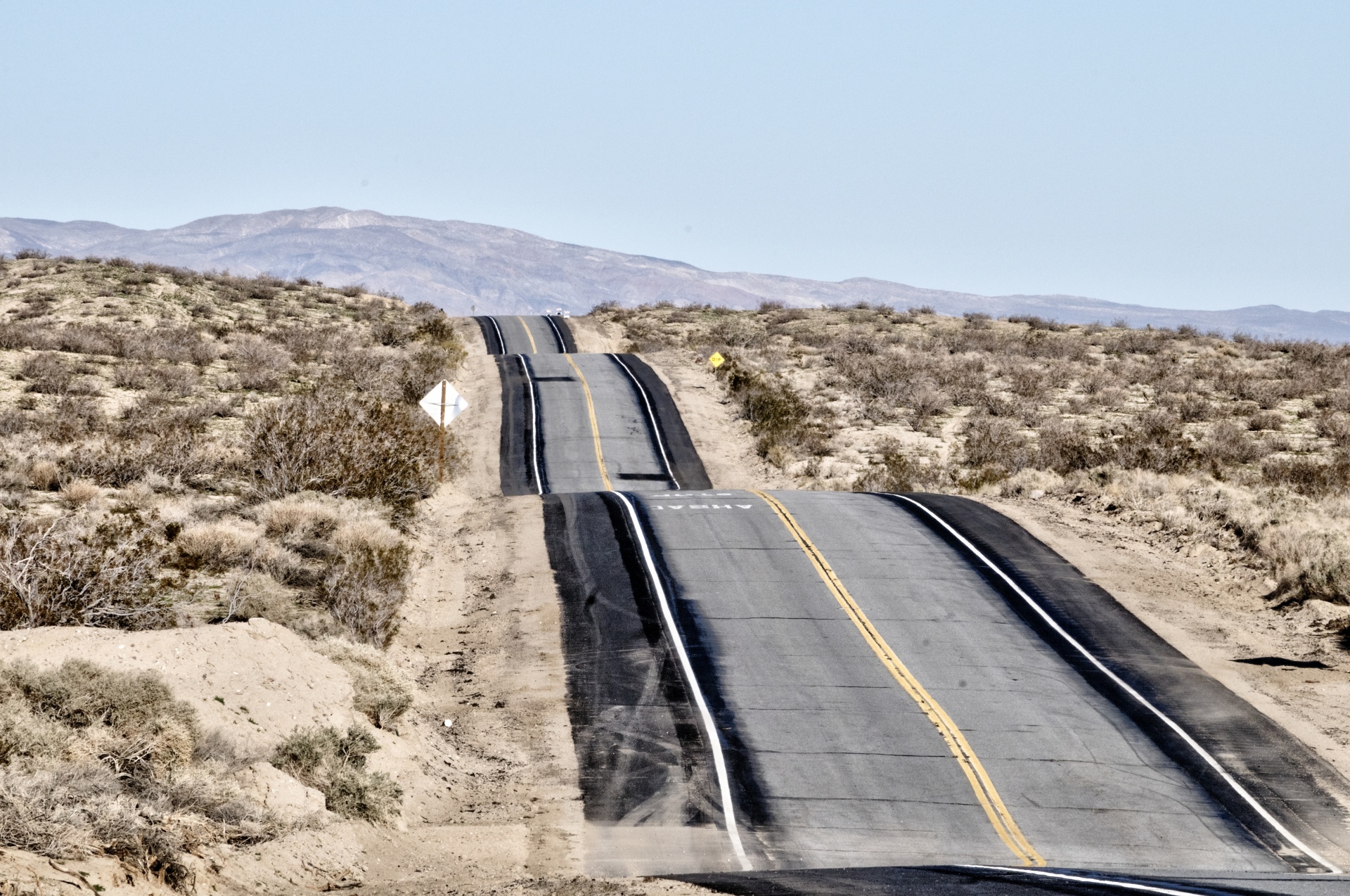 desert california road free photo