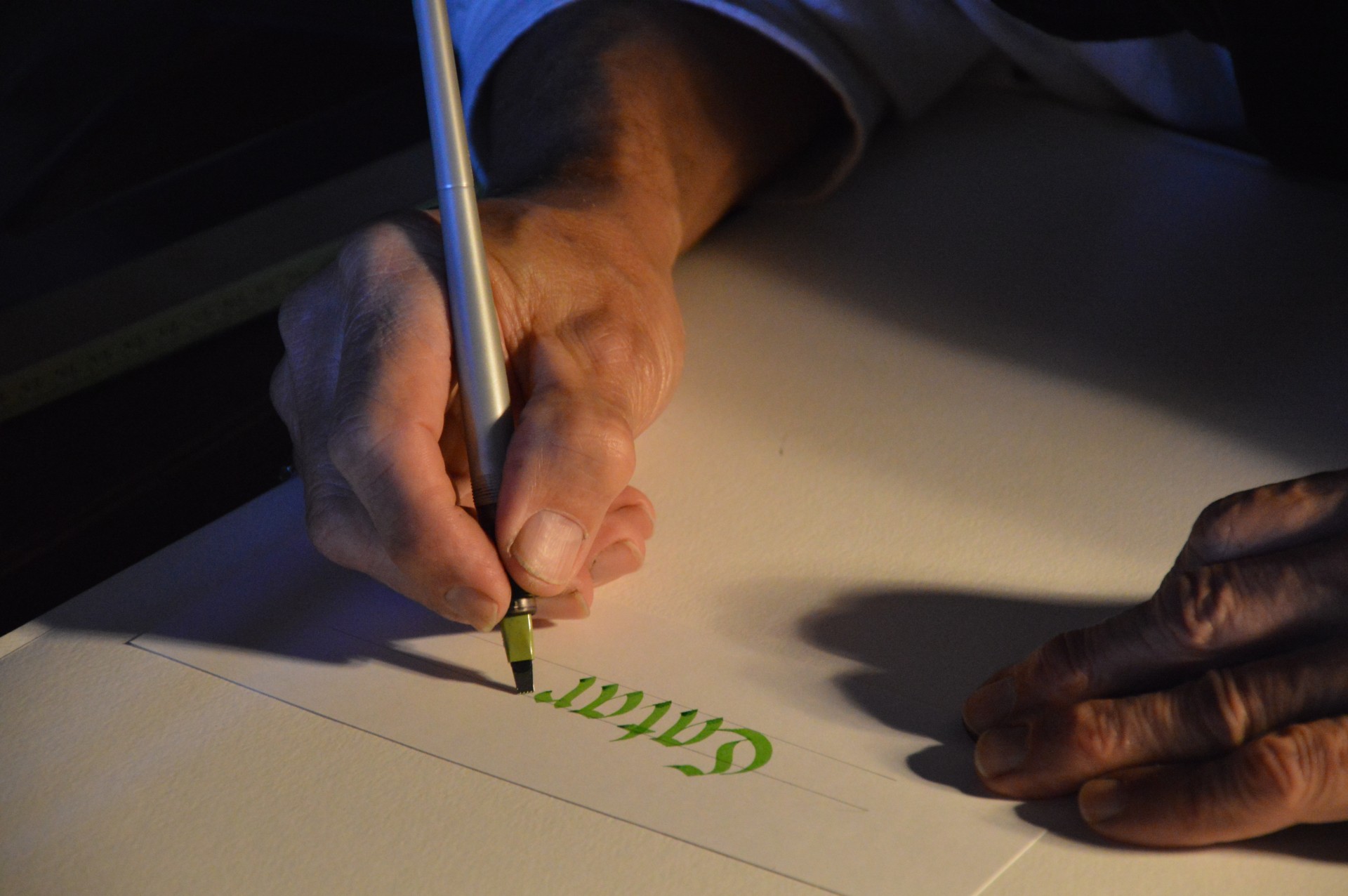 calligraphy writing hand writing free photo