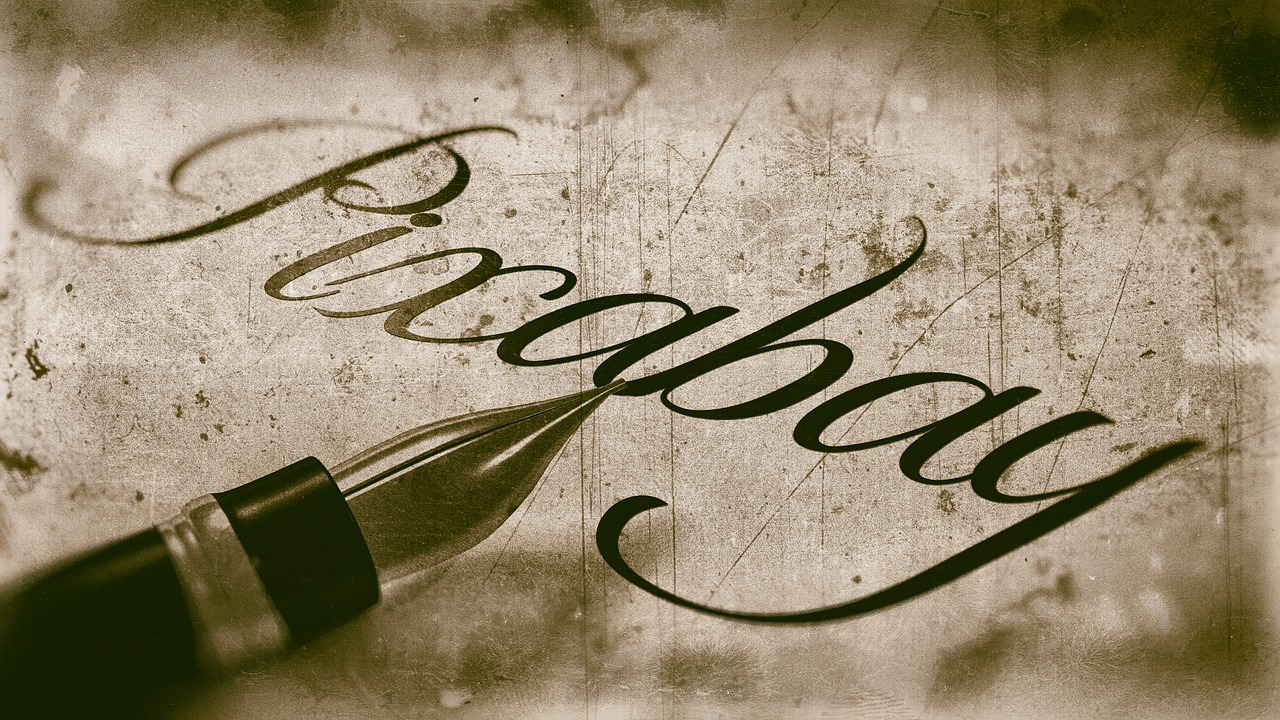 calligraphy pixabay vintage free photo