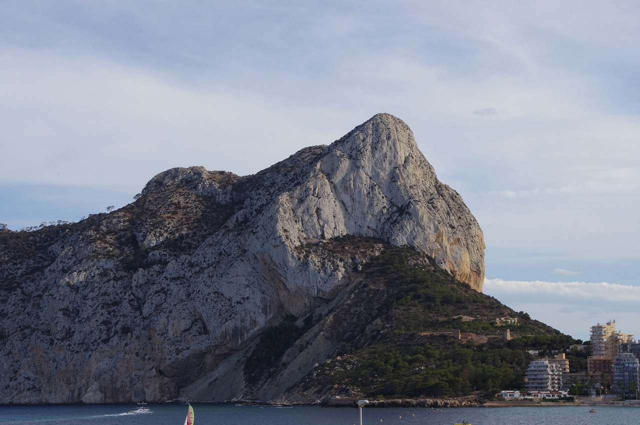 calpe rock calpe alicante free photo