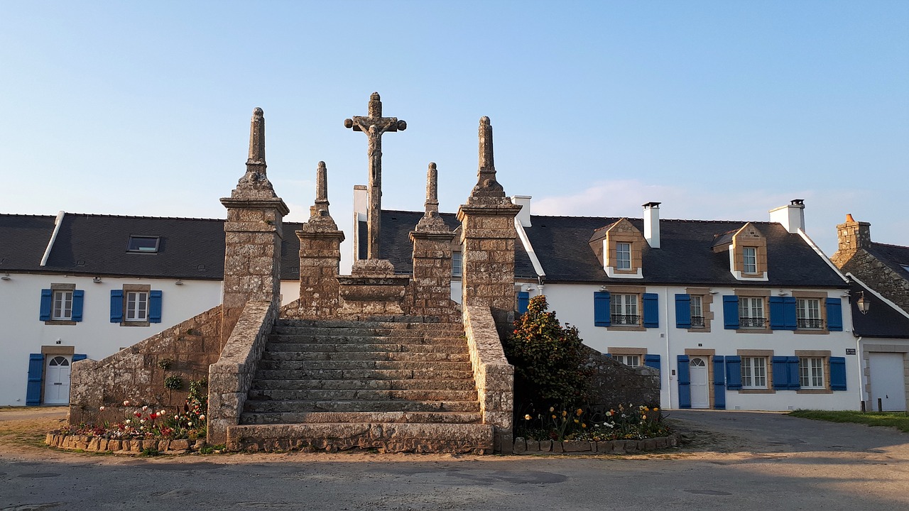 calvary  saint-cado  brittany free photo