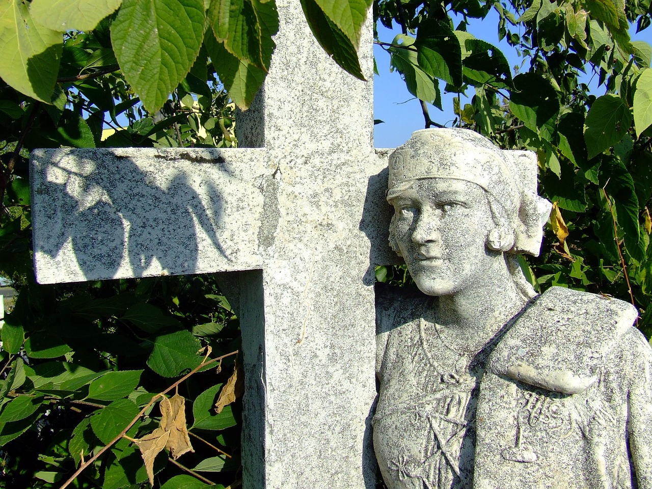 calvary cemetery baja sculpture free photo