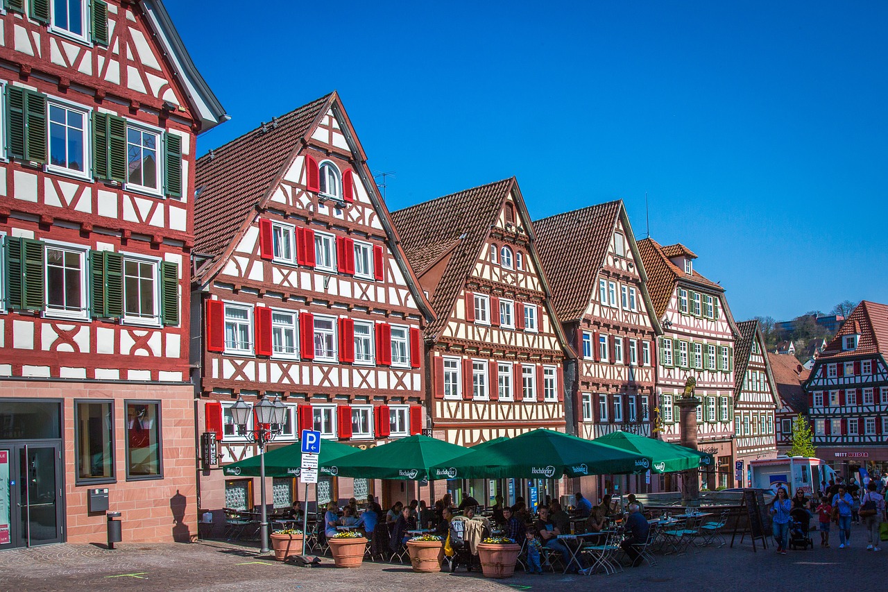 calw old town truss free photo