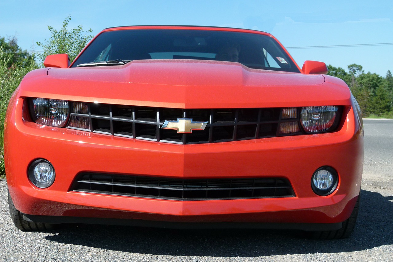 camaro chevrolet red free photo