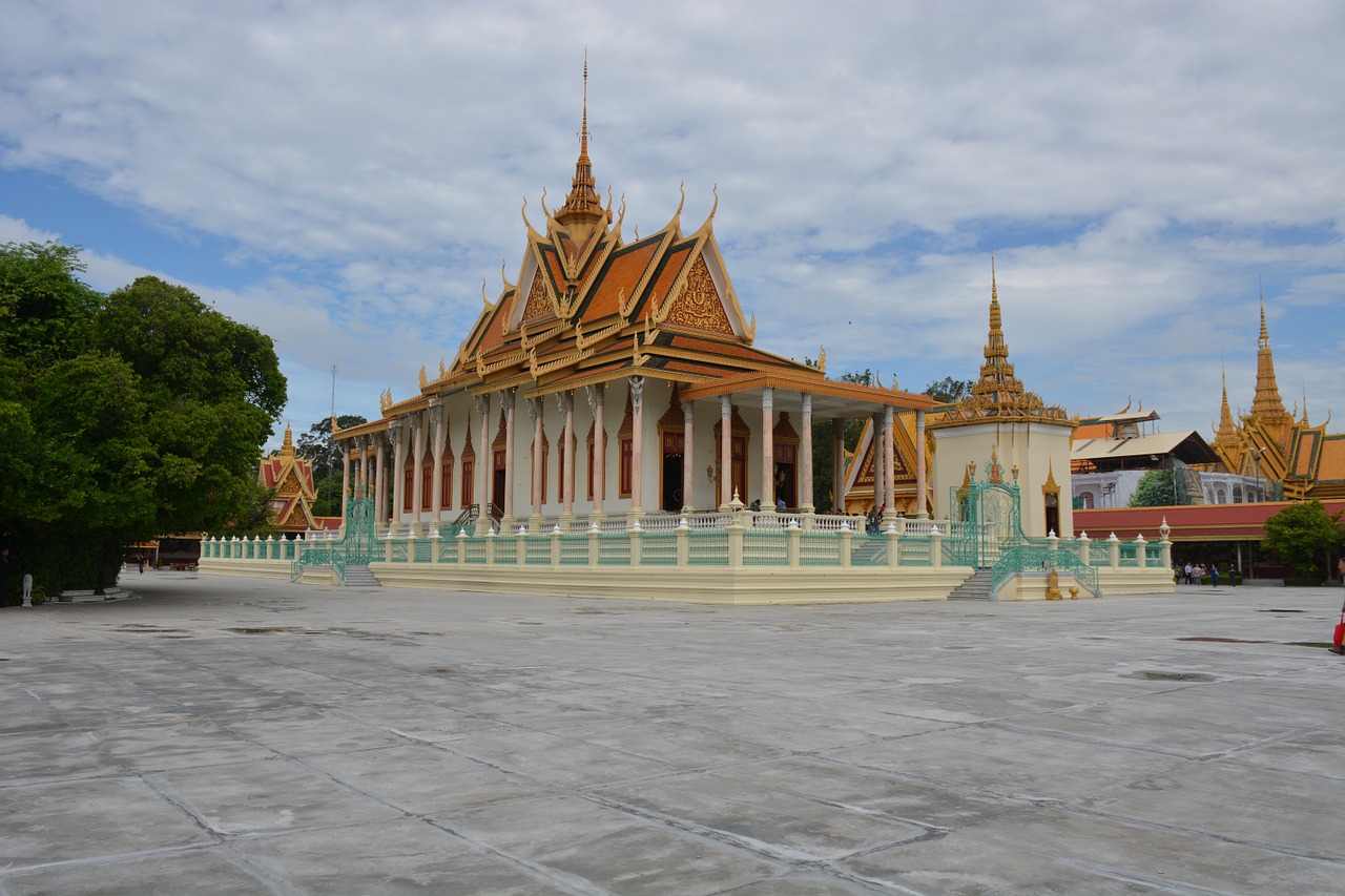 cambodia pnom penh palace free photo