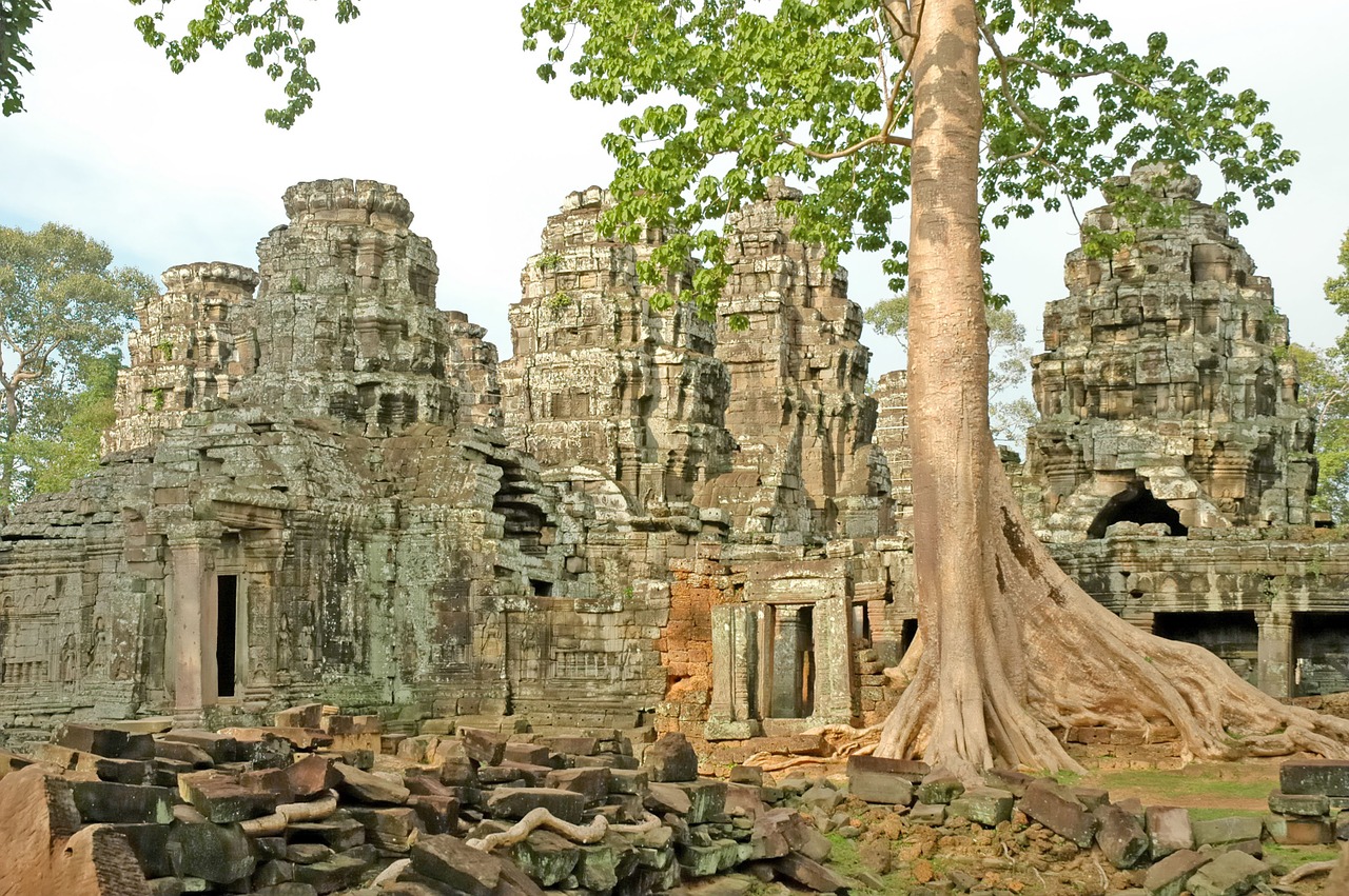 cambodia temple angkor wat free photo