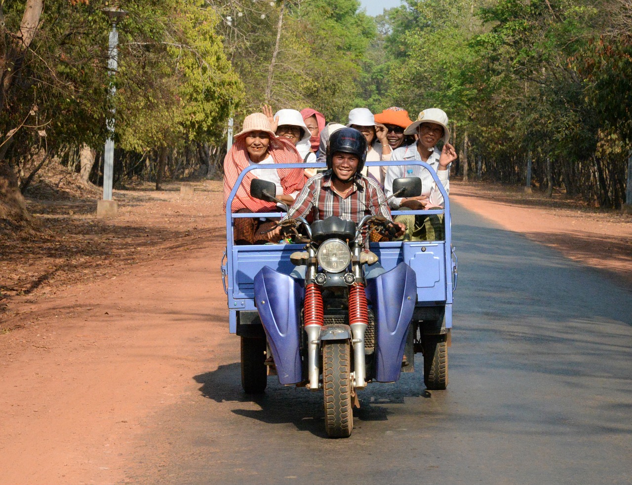 cambodia khmer scooter free photo