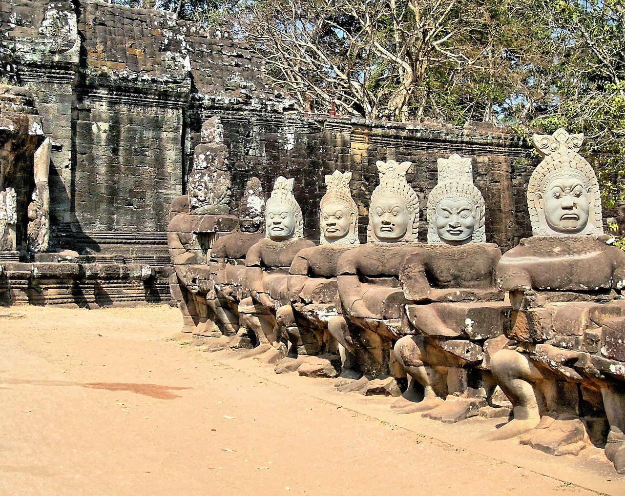 cambodia angkor bayon free photo