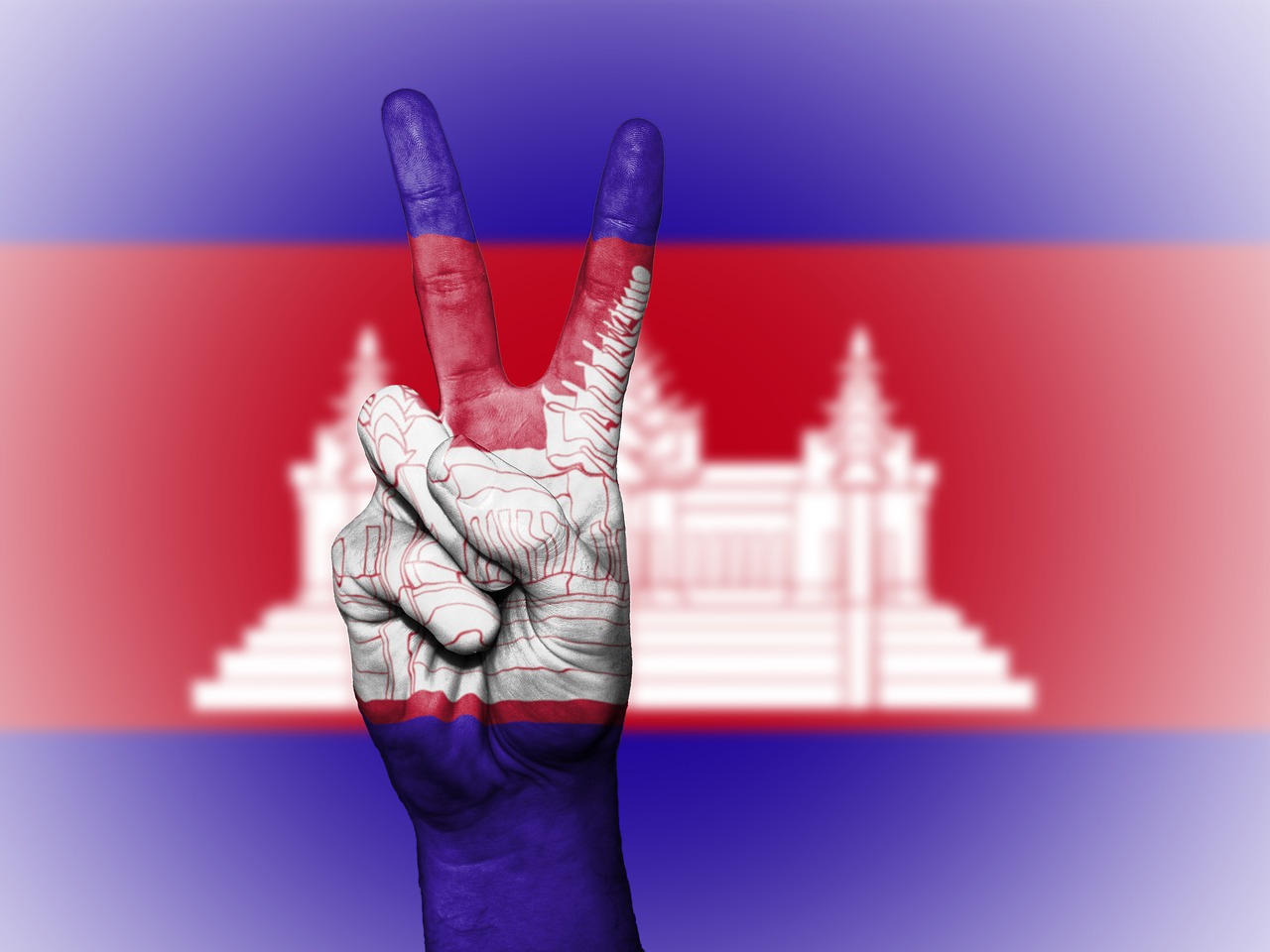 cambodia cambodian flag free photo