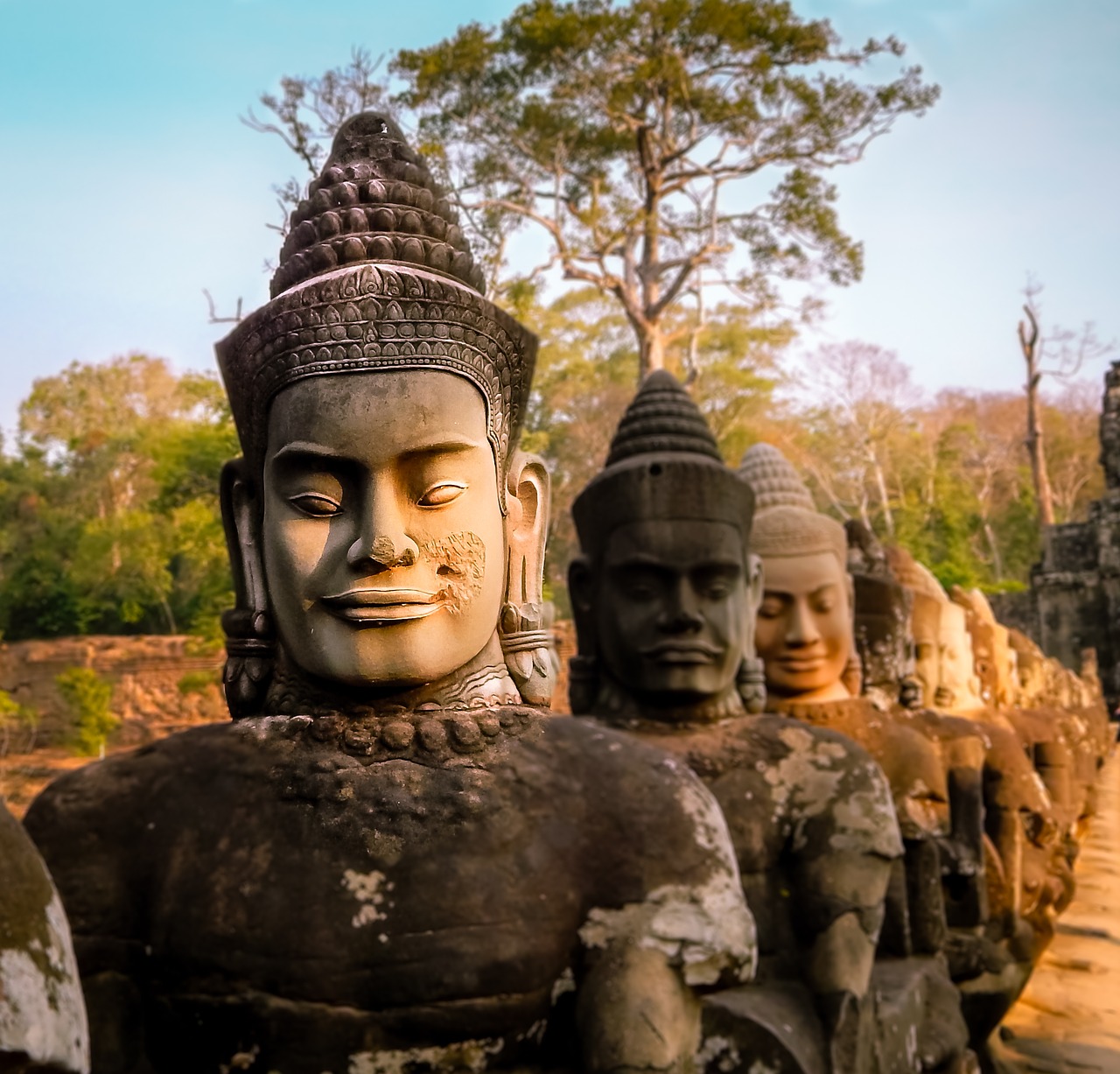 cambodia temple asia free photo