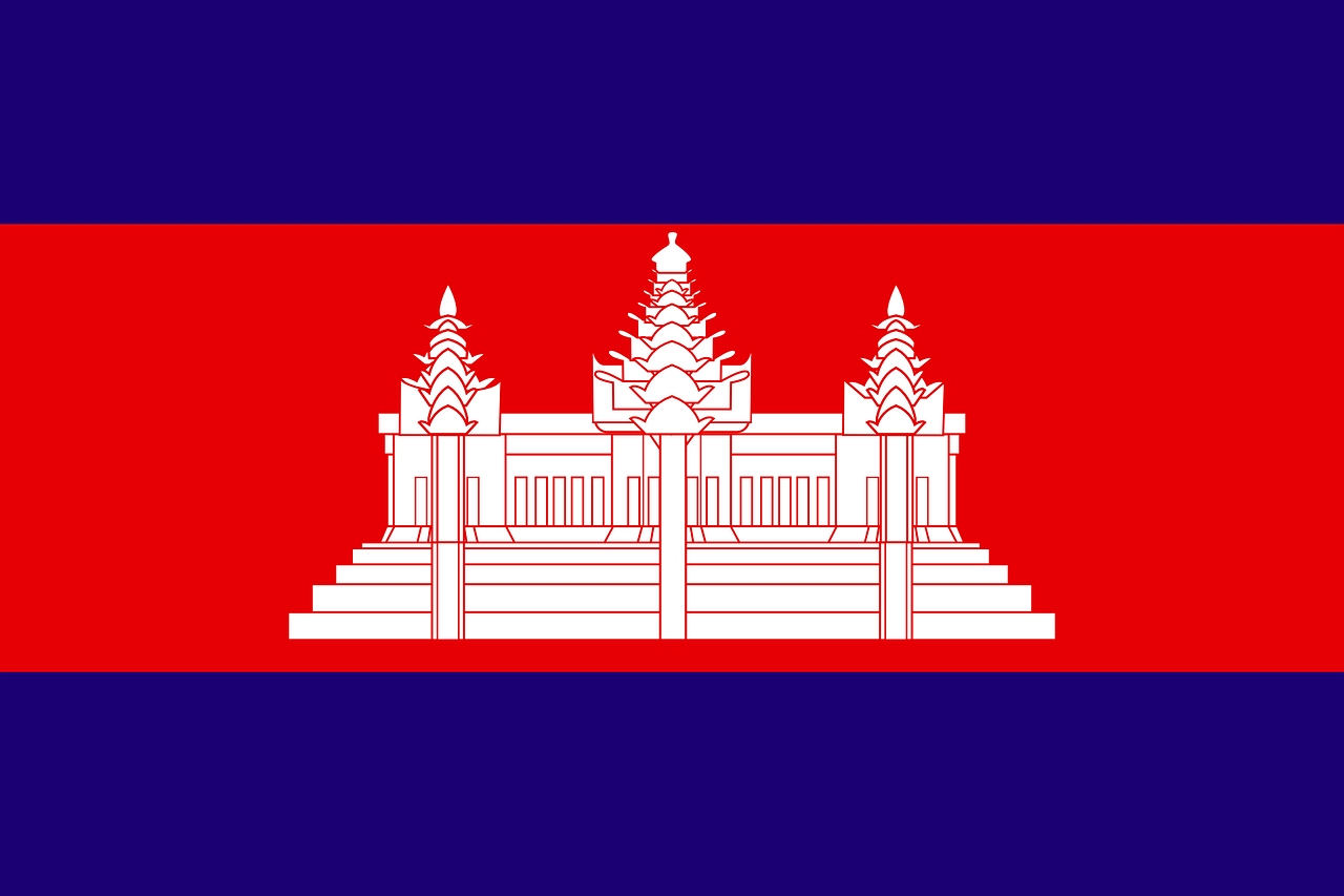 cambodia flag cambodian free photo