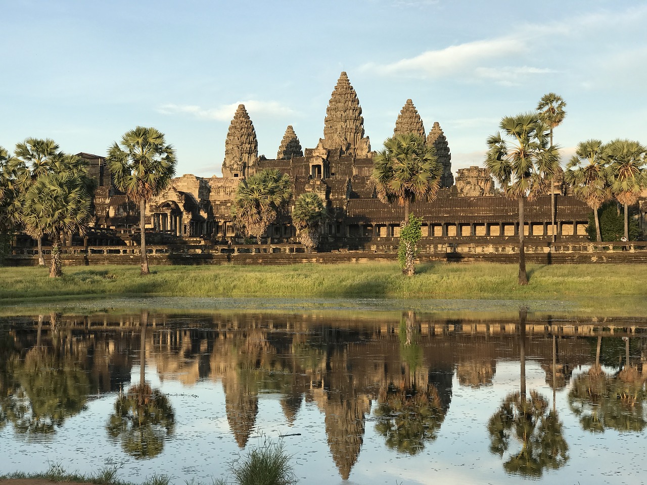 cambodia angkor wat temple free photo