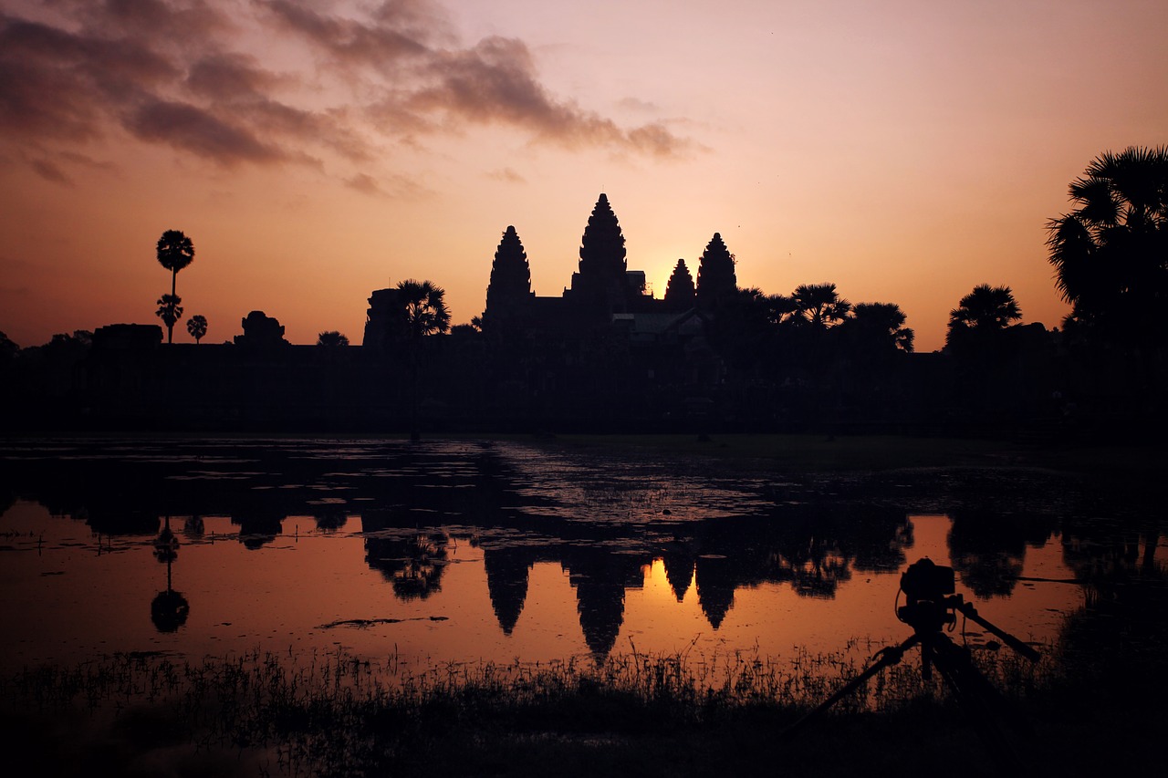 cambodia  angkor wat  temple free photo