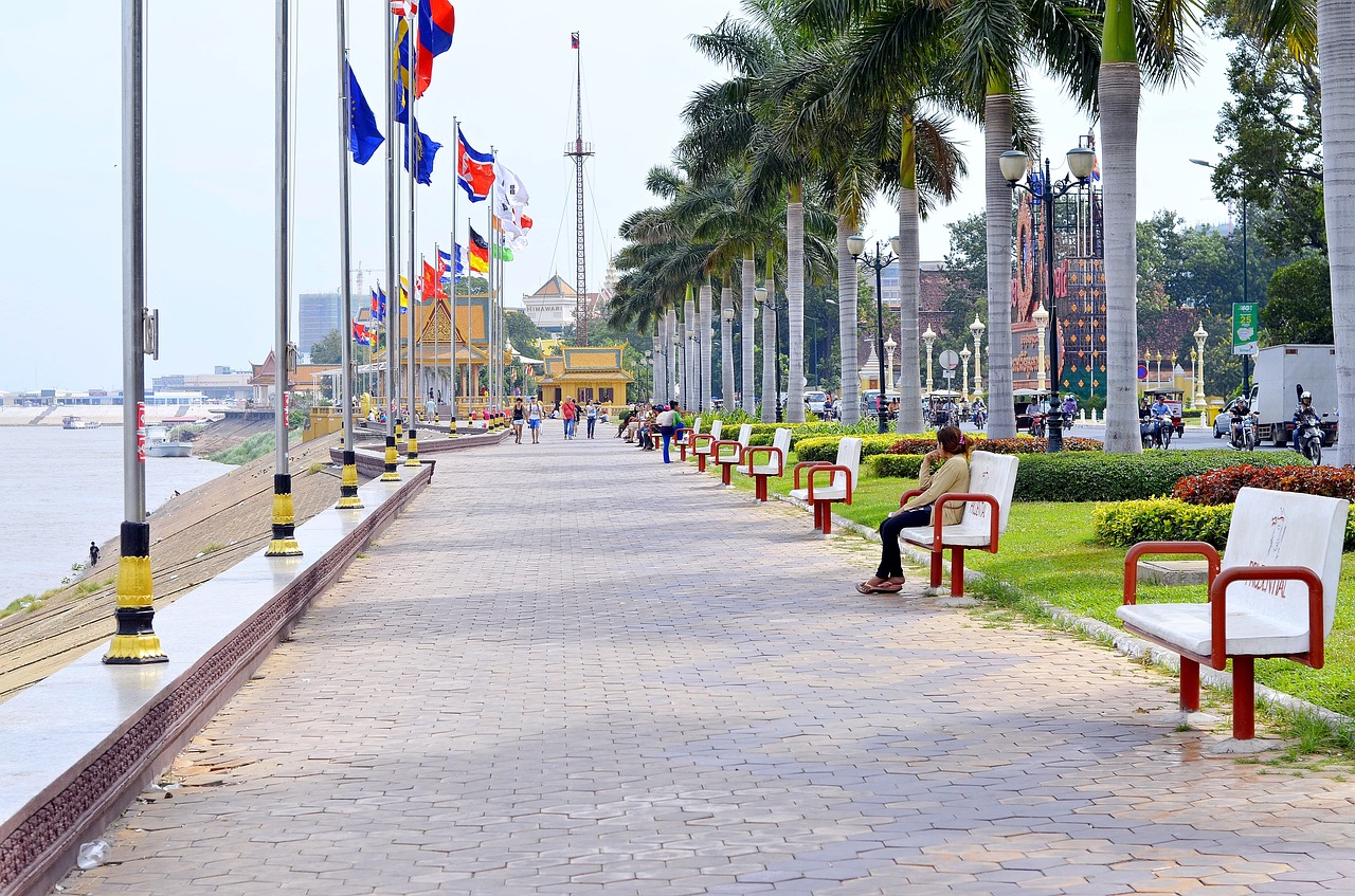 cambodia  phnom penh  landmark free photo