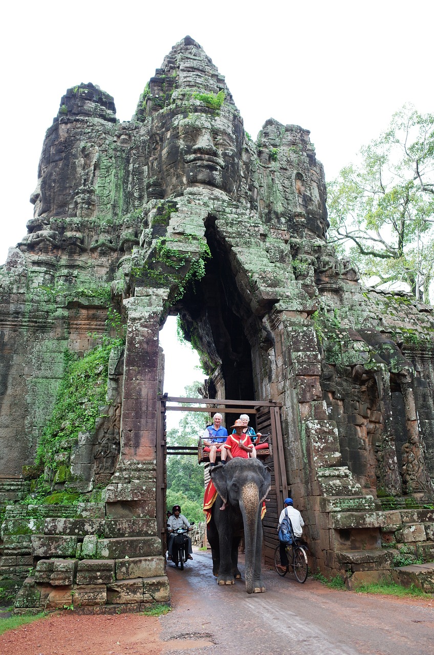 cambodia siem reap angkor thom free photo