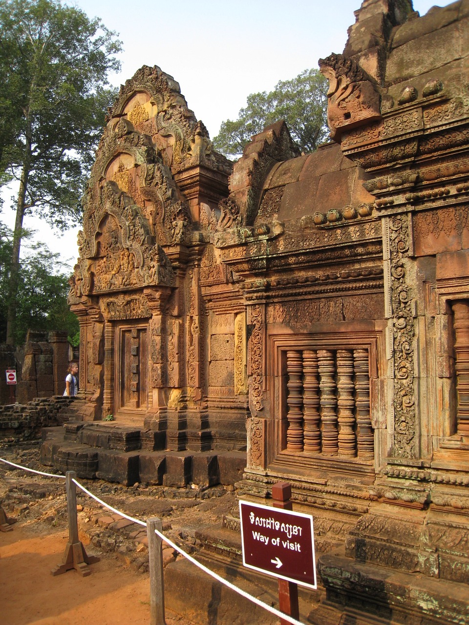 cambodia wu at angkor wat carved stone free photo