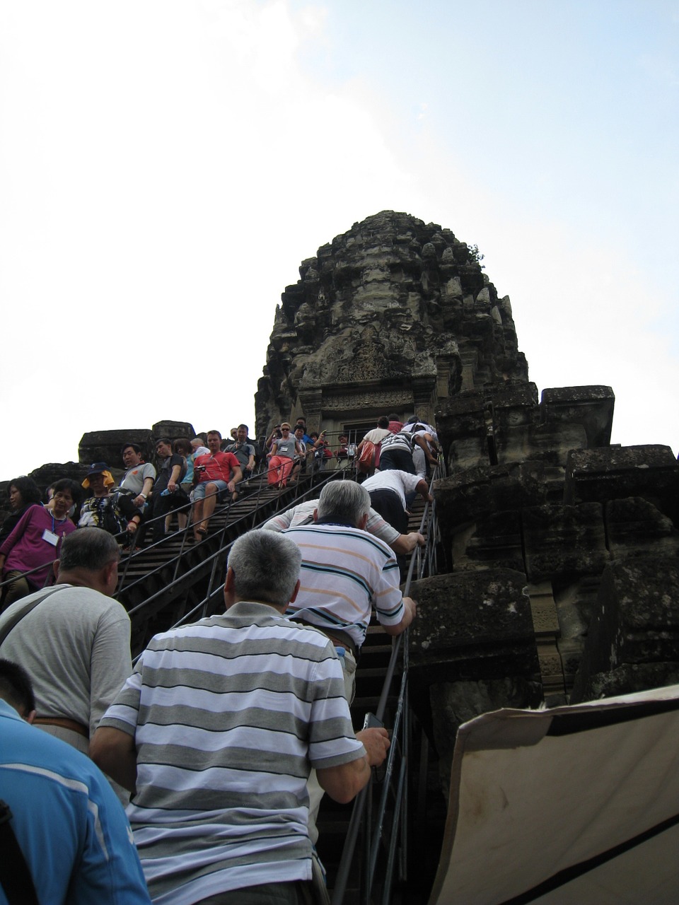 cambodia wu at angkor wat ladder free photo