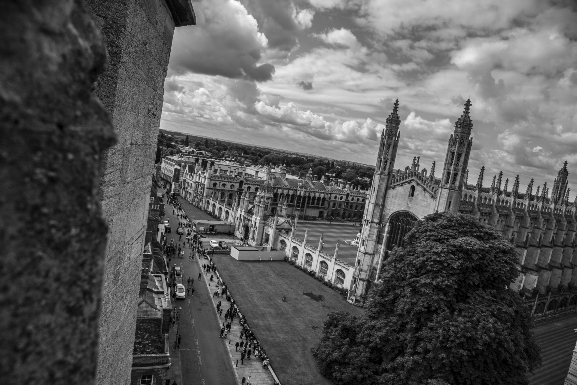 england cambridge elevated view free photo