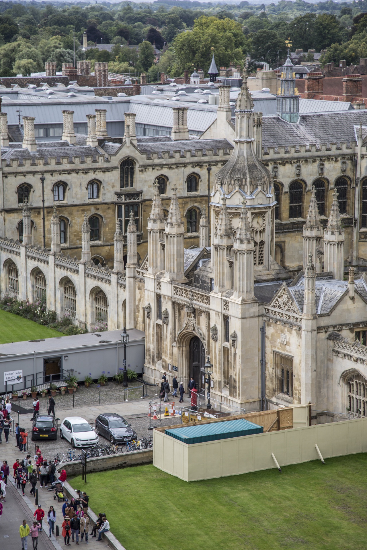 england cambridge elevated view free photo