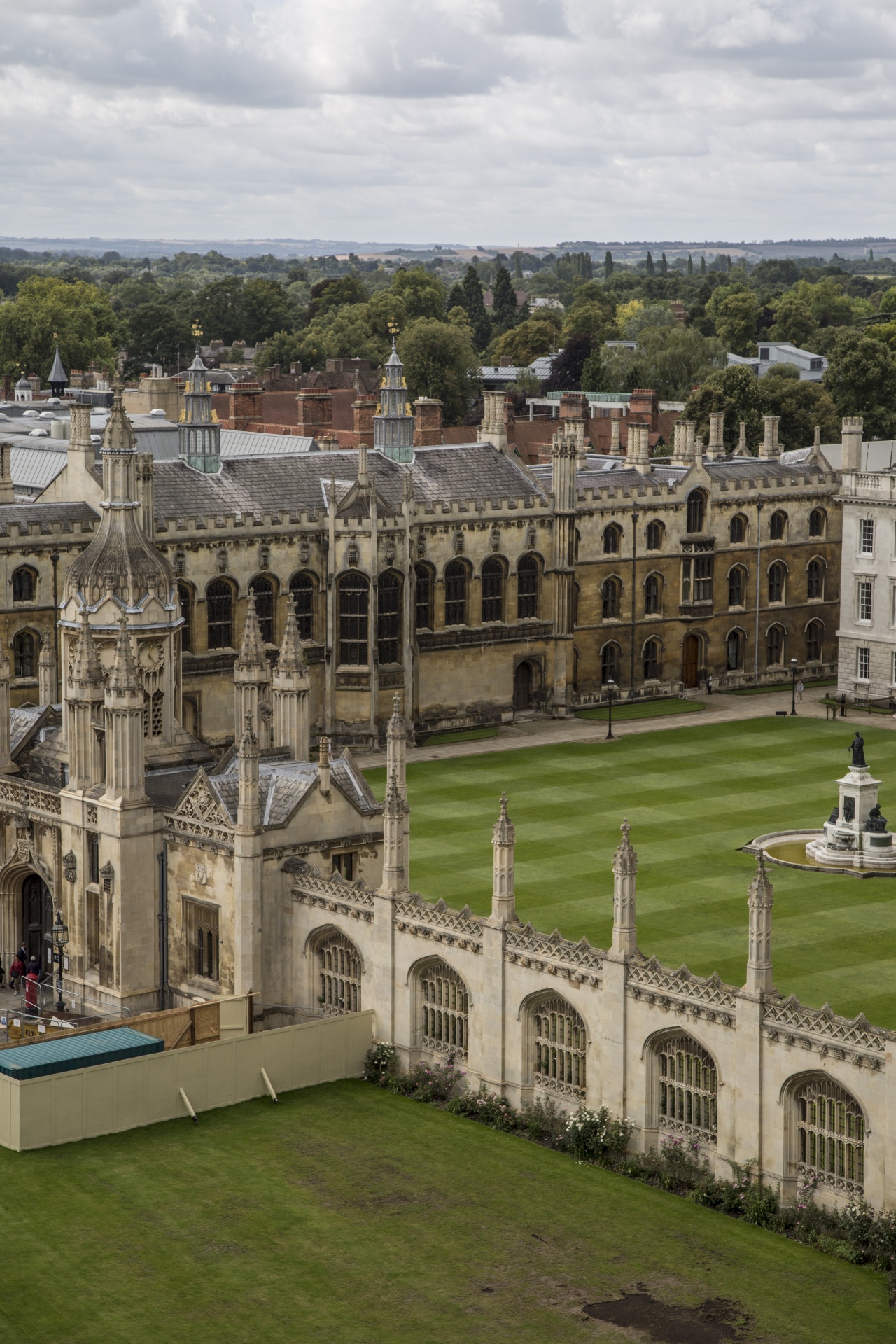 england cambridge elevated view free photo