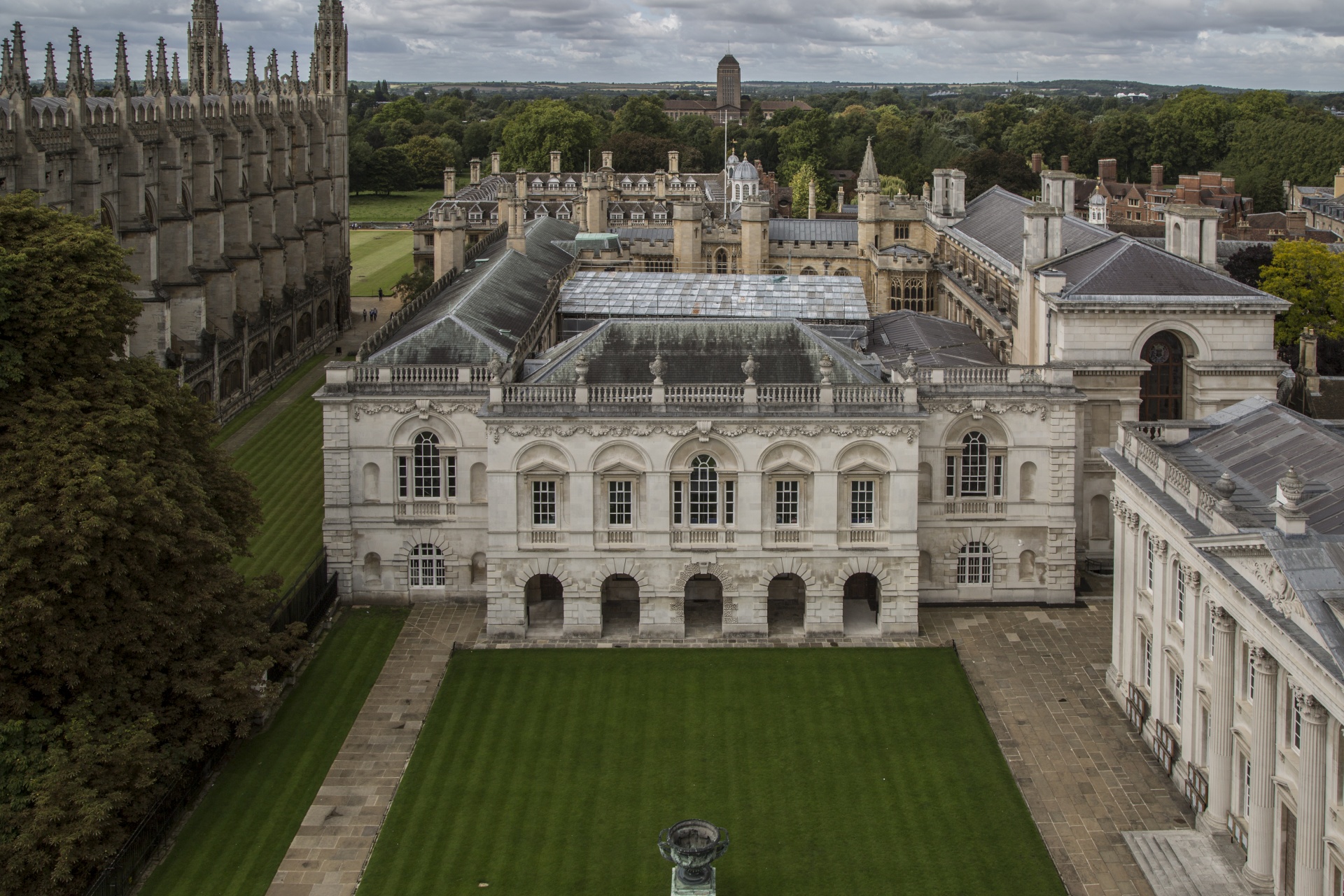 england cambridge elevated view free photo