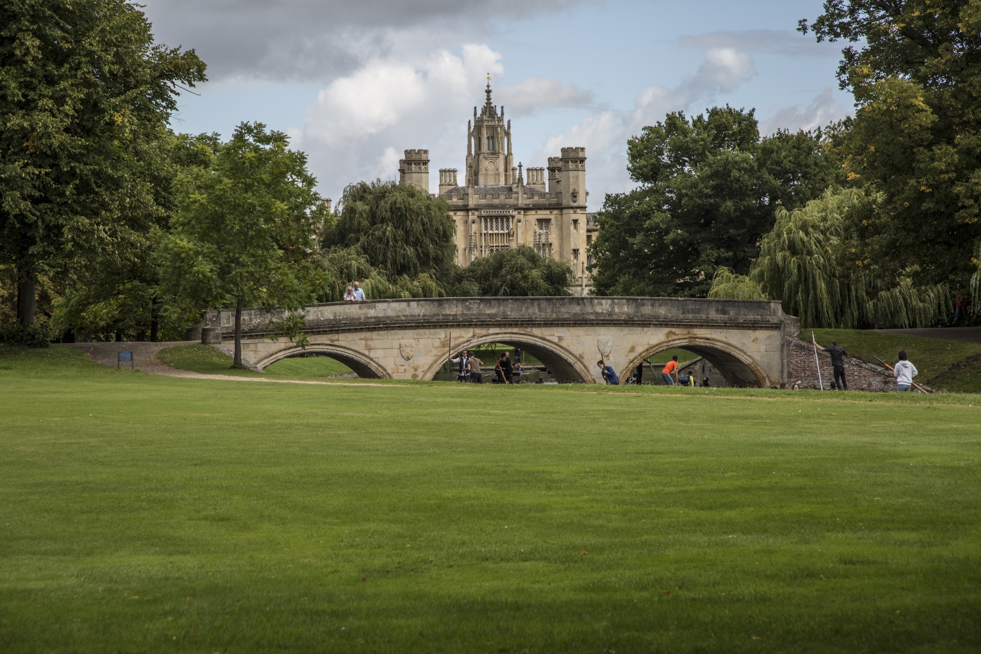 england cambridge elevated view free photo