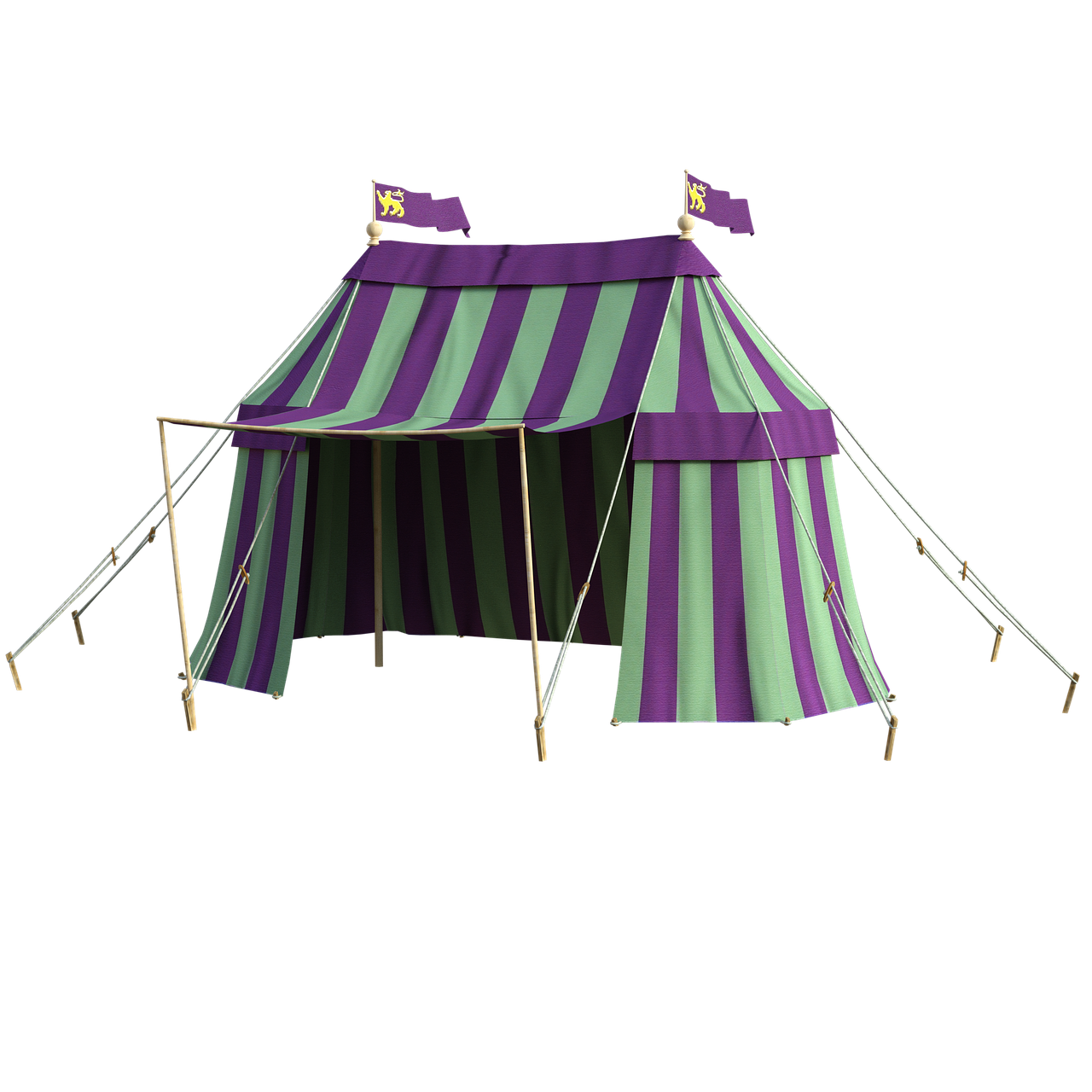 camelot  tent  ropes free photo