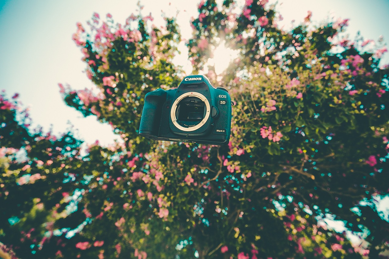 camera canon floating free photo