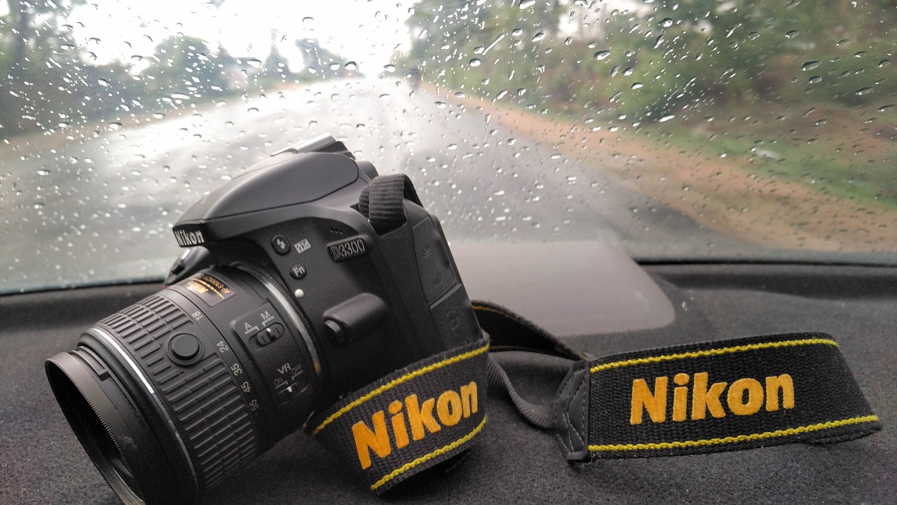 camera rain lens free photo