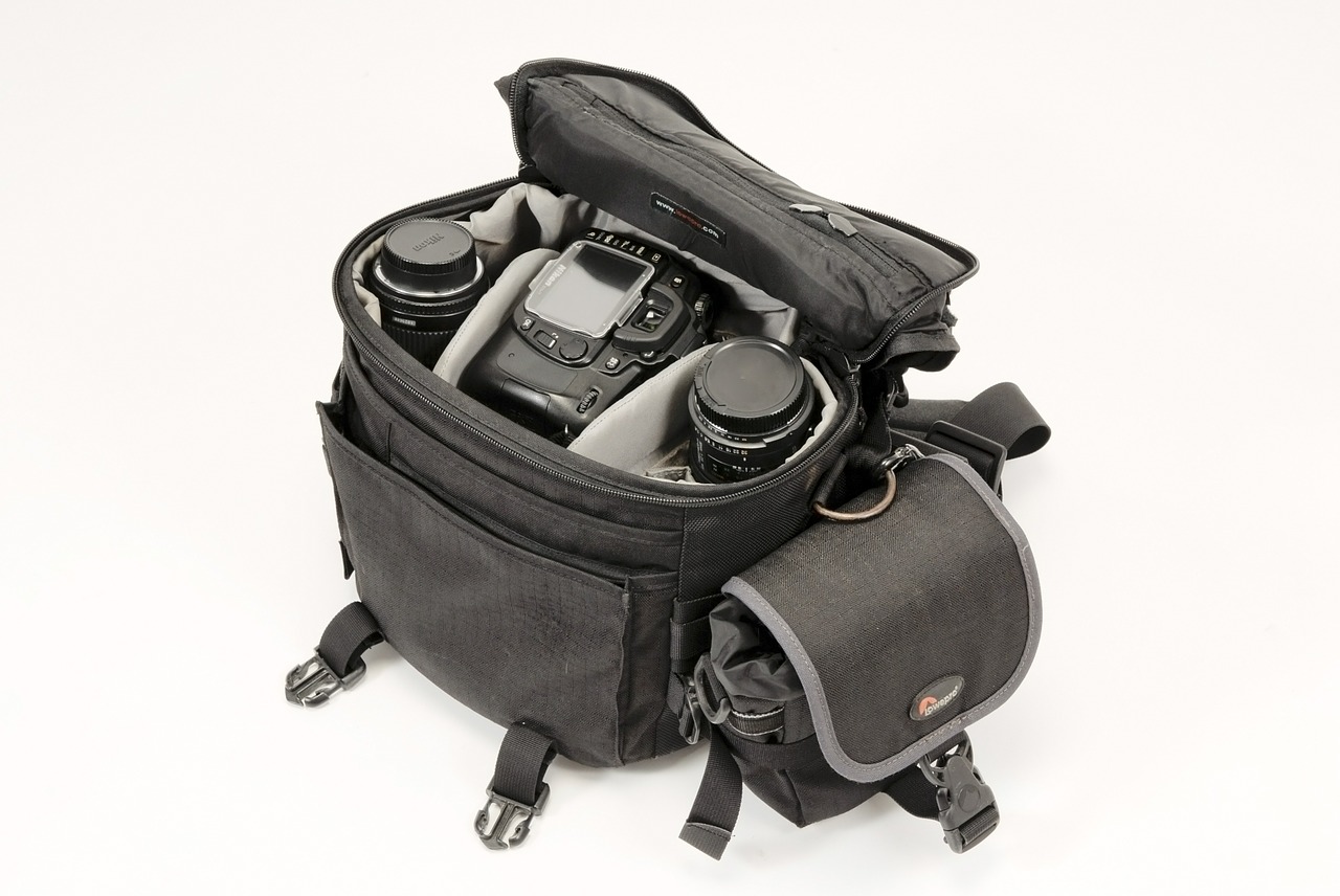 camera bag equipment camera equipment free photo