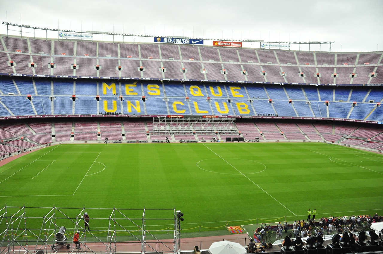 camp nou stadion spain free photo